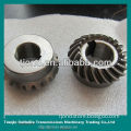 2013 Popular SAE1045 left spiral bevel gear for hot sale!